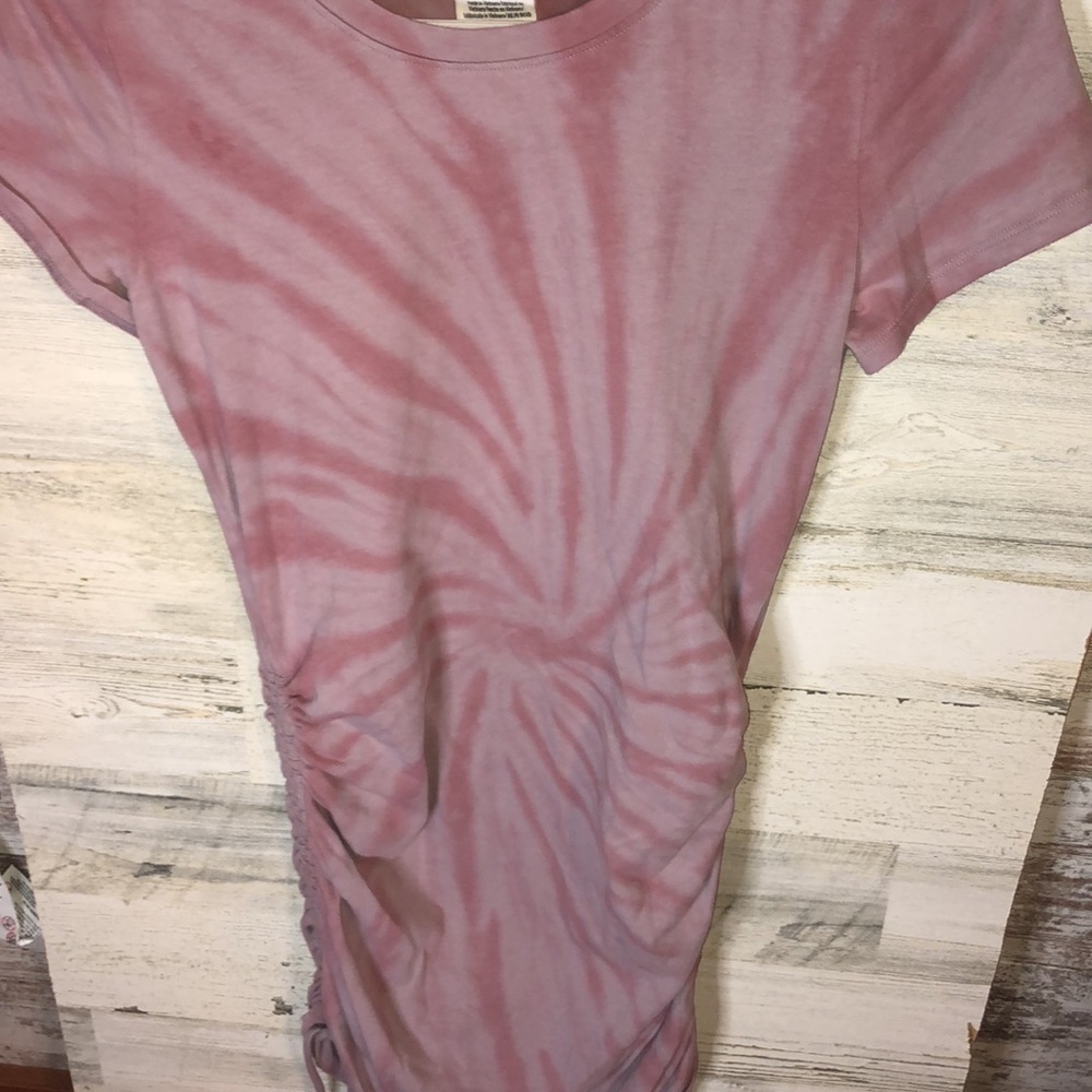 Victoria's Secret PINK Beach Terry Adjustable Ruched Side Dress Tie Dye size XS﻿ - Picture 3 of 6